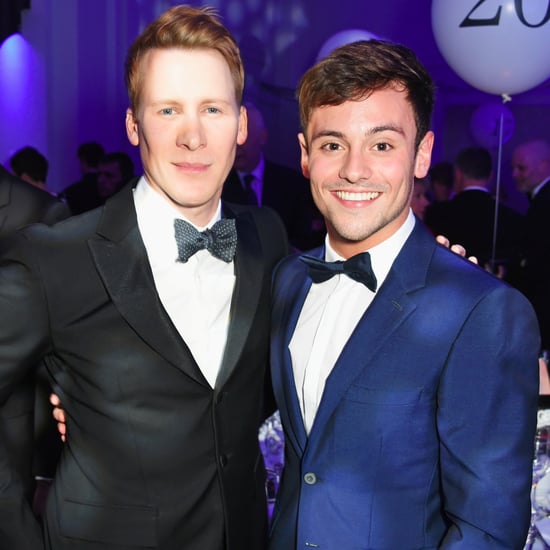 Tom Daley and Dustin Lance Black at LGBT Awards May 2017