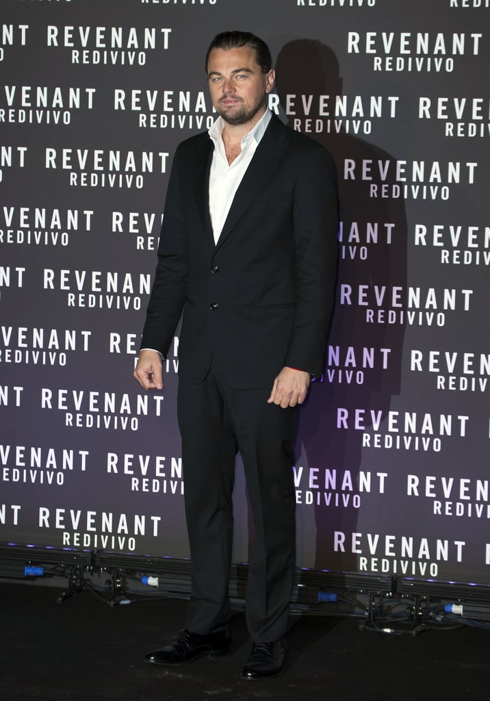 Leonardo DiCaprio at The Revenant Rome Premiere 2016