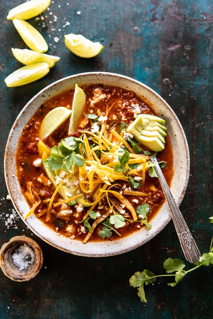Spicy Tortilla Soup with Quinoa