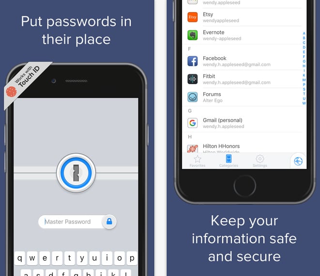 how to share 1password with family