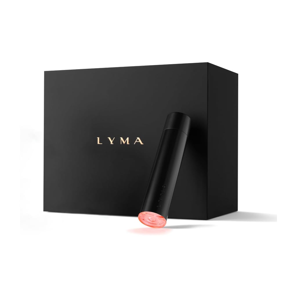 Lyma Laser Device ($2,695)
The Lyma Laser has been everywhere lately, especially after the brand's top-tier device made a cameo on Sabrina Carpenter's nightstand. Marketed as the first handheld, medical-grade laser for at-home use, it promises clinic-level results without an in-office appointment. To see what that actually looks like IRL, one of our contributors tried it — and came away impressed. Learn more in our comprehensive Lyma Laser review.
Editor Quote: "Lyma Laser is hands down one of the easiest and most comfortable at-home devices I've tried. It really was as simple as me cleansing and applying my entire skin-care routine, topping it off with my favorite oil to help the device glide easily, pouring myself a glass of wine, and very slowly moving the laser all over my face. I would hold for three minutes on each side at my crow's feet and then at the corners of my mouth, hoping for an eventual lift." — Taryn Brooke, Popsugar contributor