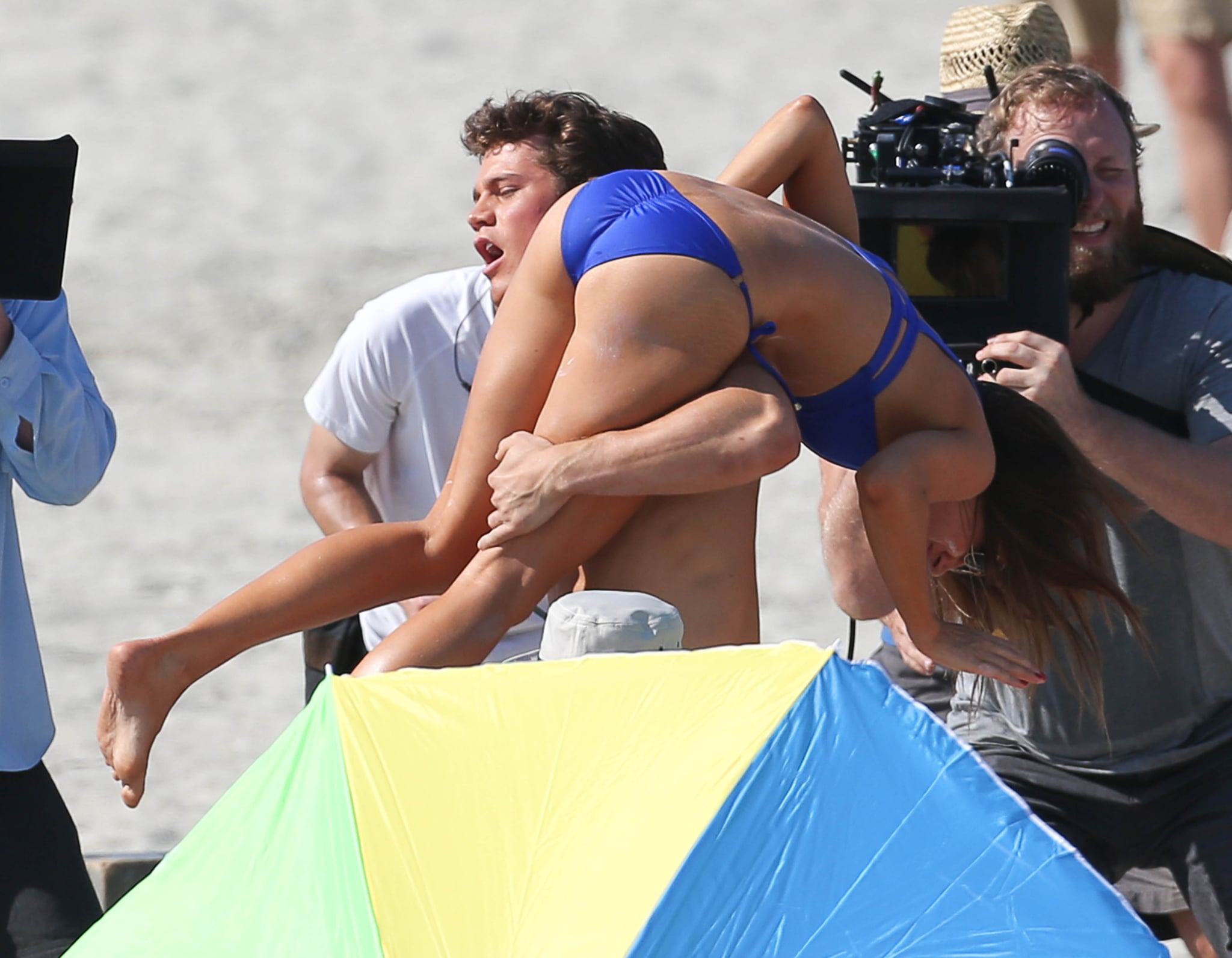 Aubrey Plaza in a Bikini on the Set of Dirty Grandpa. 