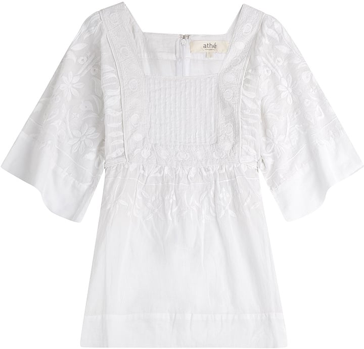 Vanessa Bruno Athé Embroidered Cotton Blouse ($335)