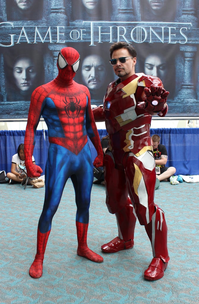 Spider-Man and Tony Stark