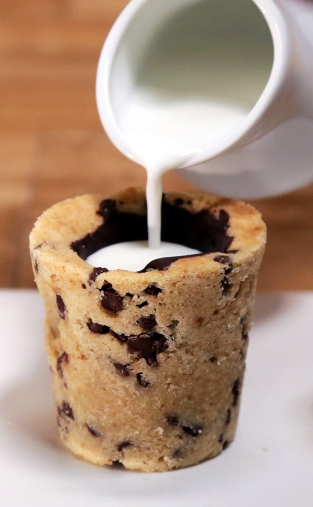 Have cookies and milk in one with these cups.