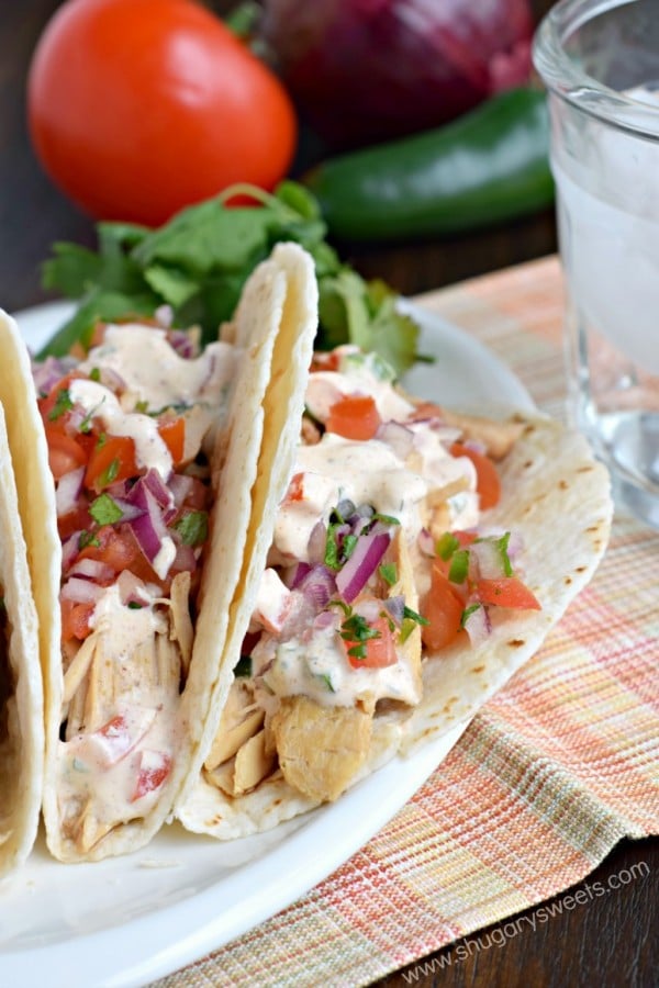 Tequila Chicken Tacos