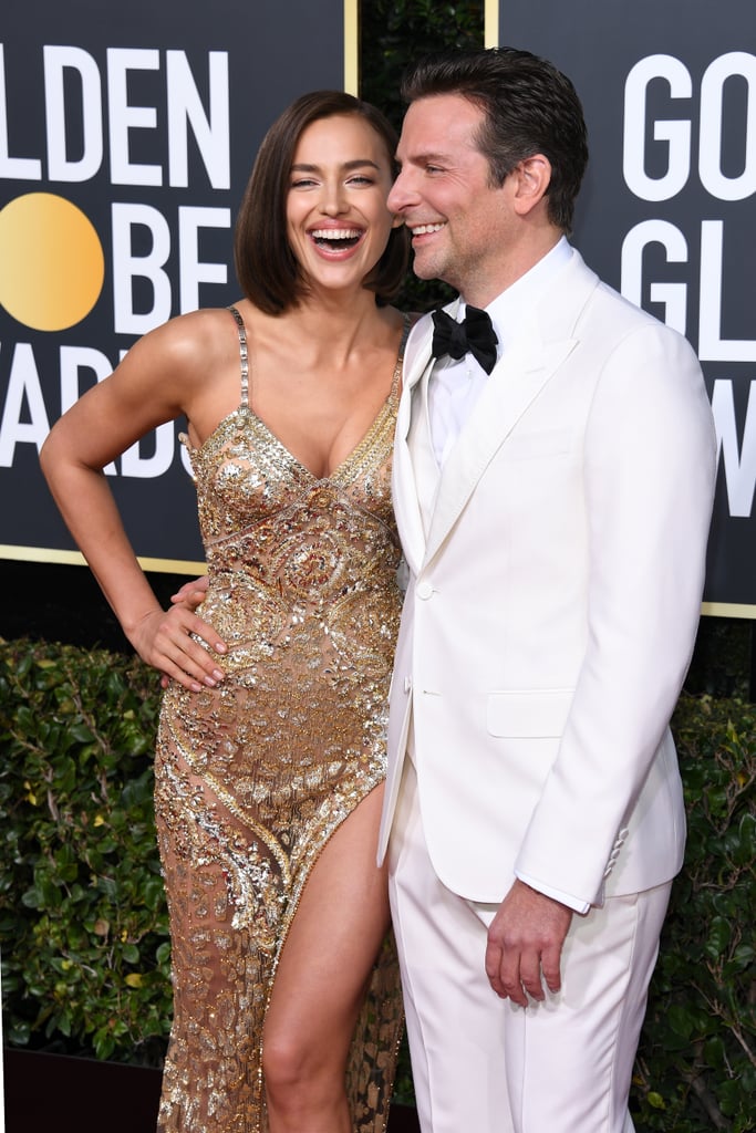 Bradley Cooper and Irina Shayk at the 2019 Golden Globes