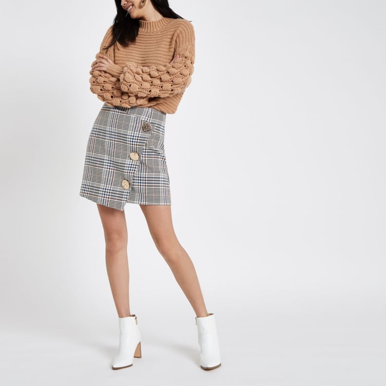Plaid Miniskirt