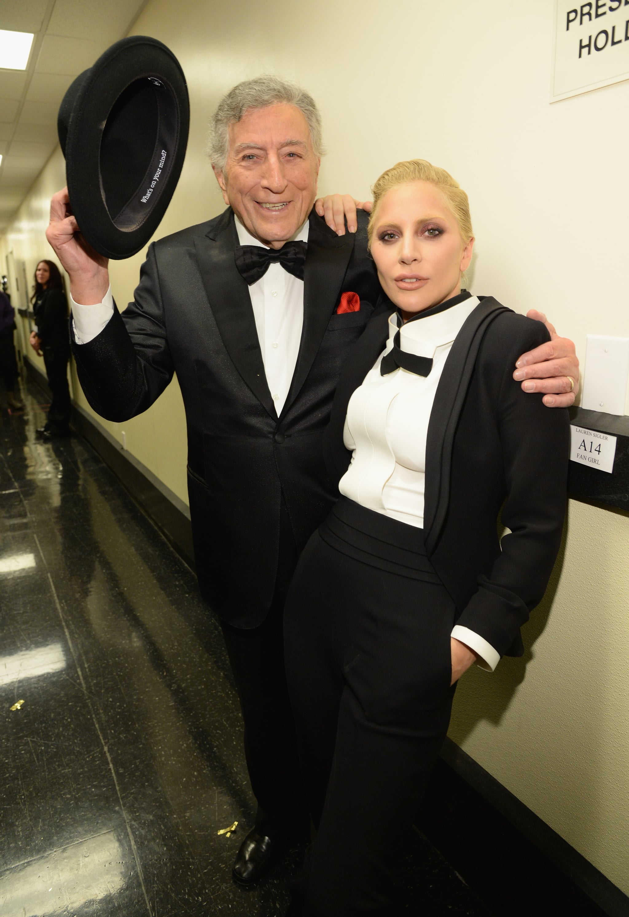 Pictured Tony Bennett And Lady Gaga Stars Suit Up And Hit The Stage To Pay Tribute To Frank Sinatra Popsugar Celebrity Photo 33
