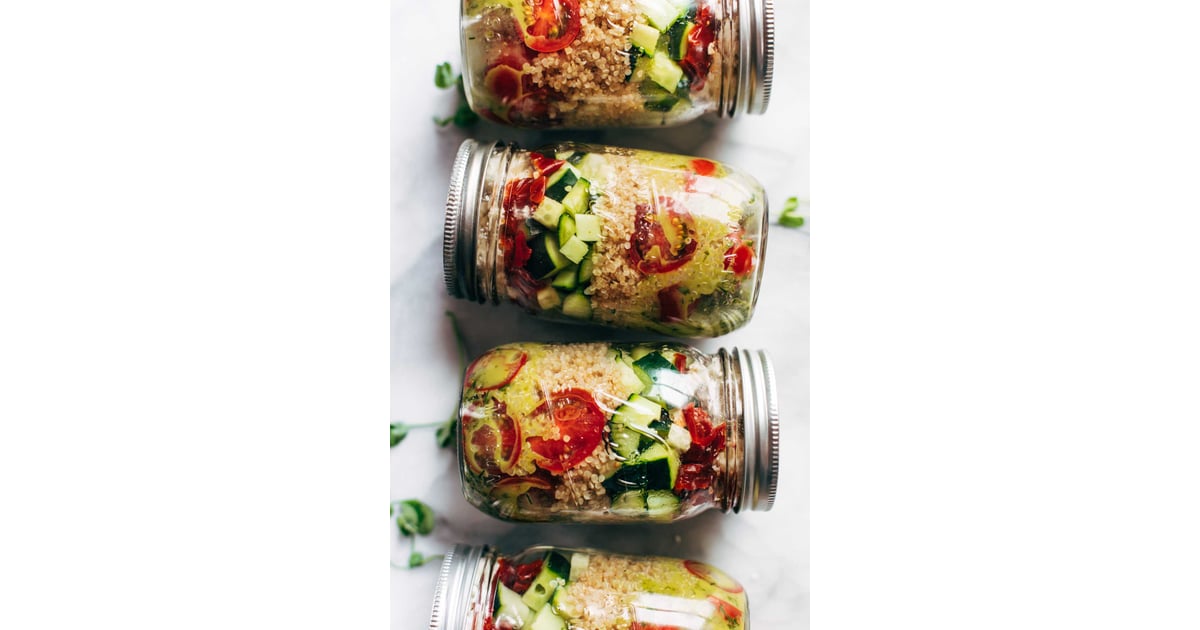 Summer Quinoa Salad Jars With Lemon Dill Dressing Take Advantage