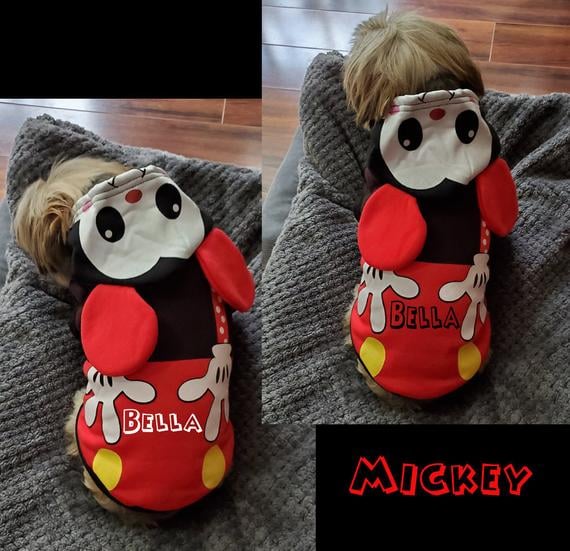 Mickey Inspired Pet Hoodie