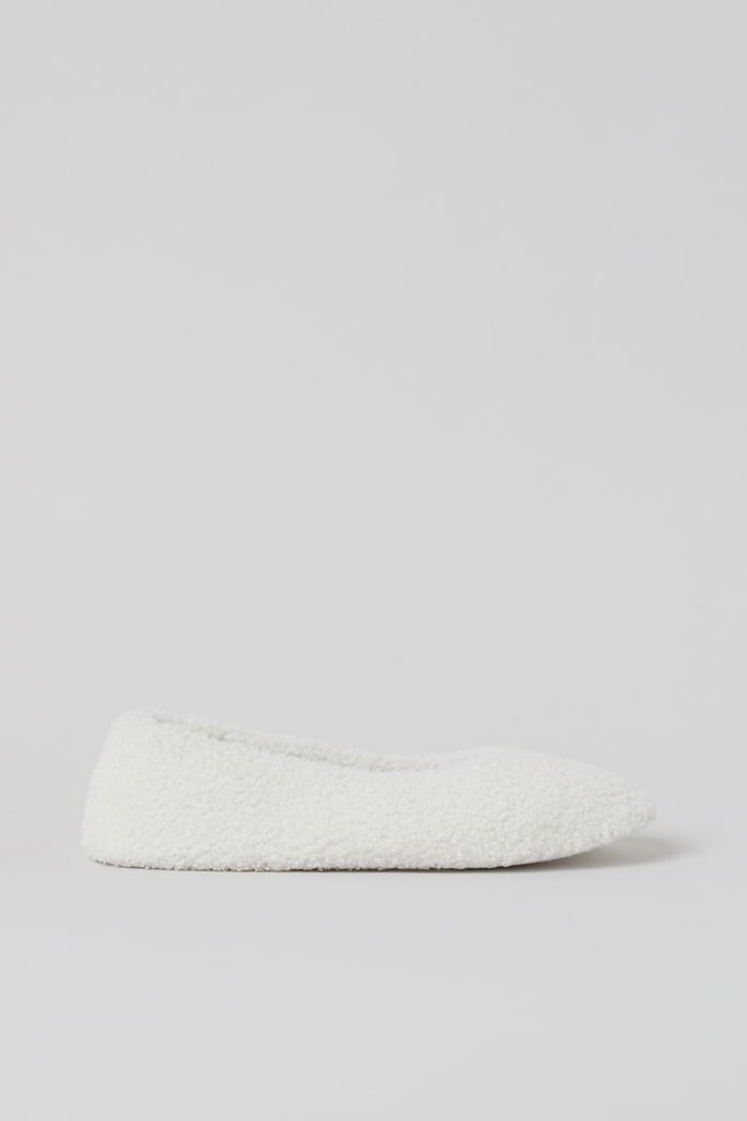 Faux Fur-Lined Slippers