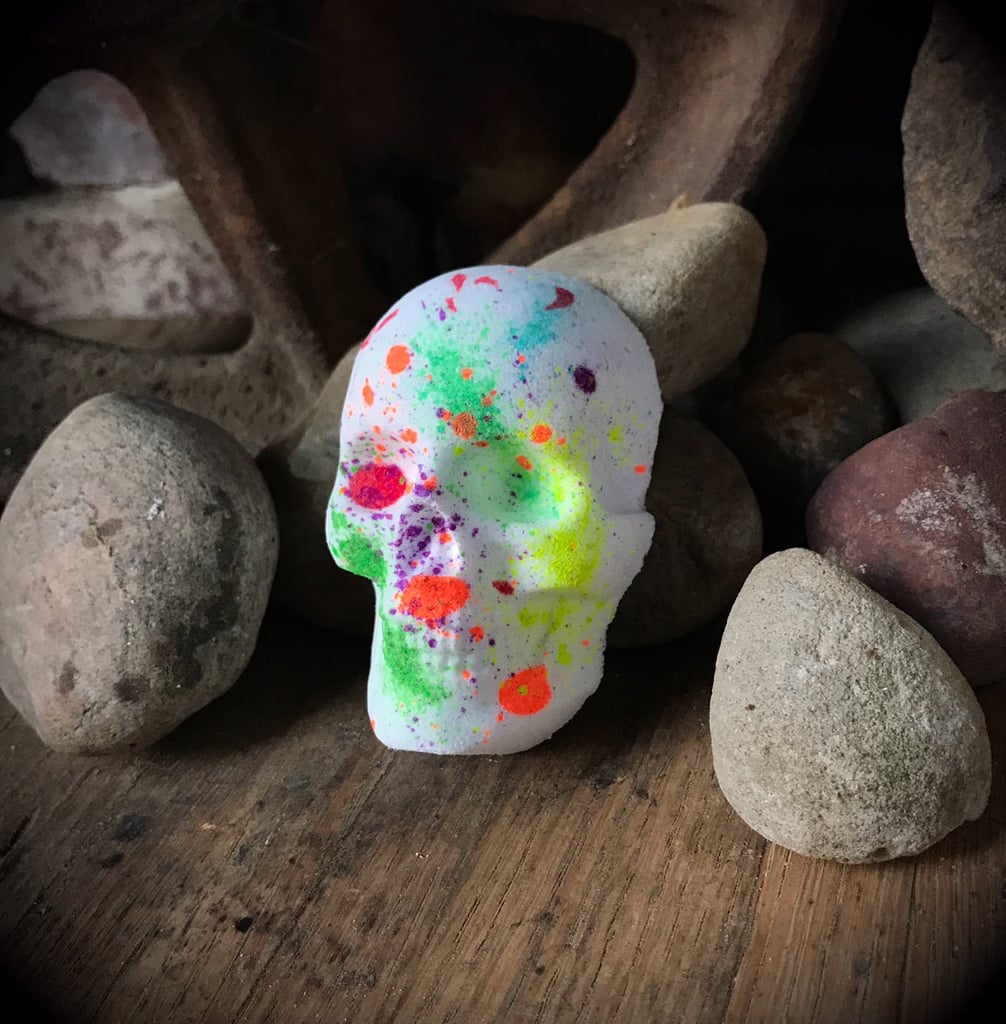Paint-Splattered Bath Bomb