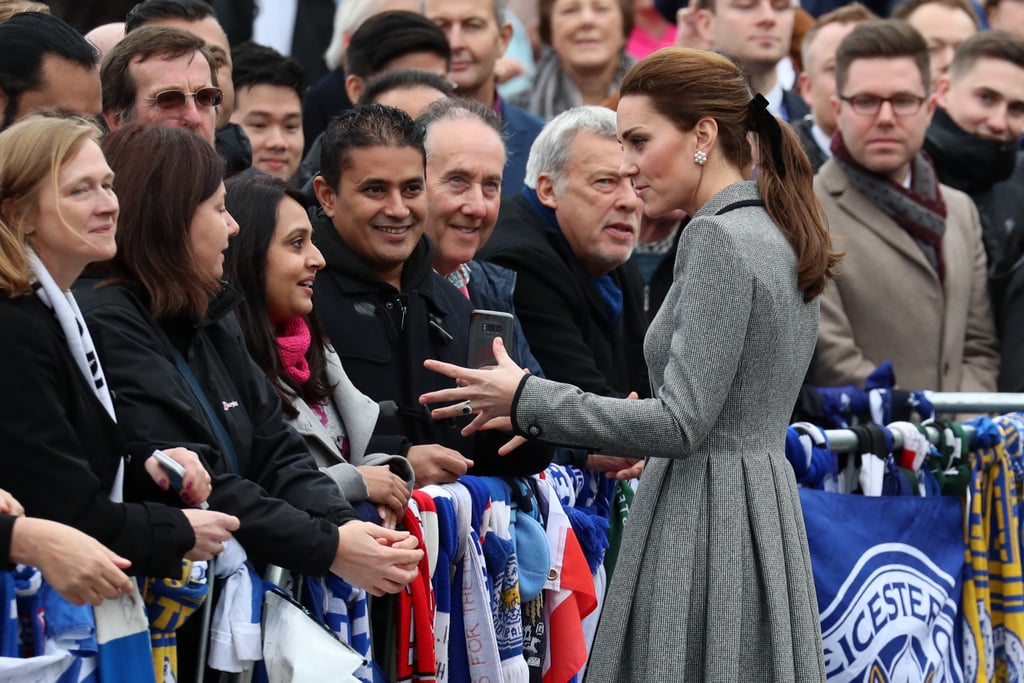 Prince William and Kate Middleton in Leicester November 2019