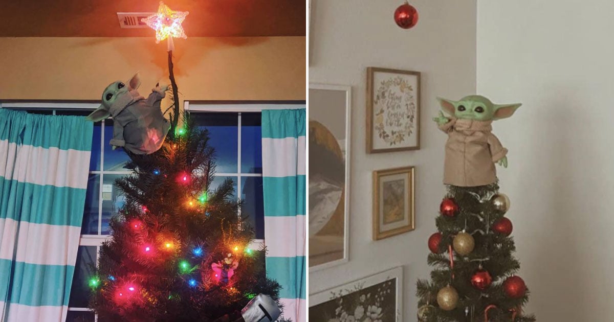 Baby yoda outlet christmas tree topper
