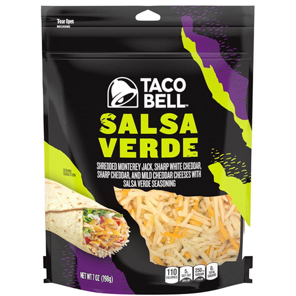 Taco Bell Salsa Verde Cheese Where to Buy Taco Bell Shredded Cheese