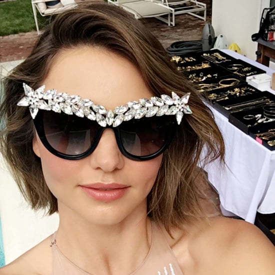 Miranda Kerr's Embellished Sunglasses June 2016