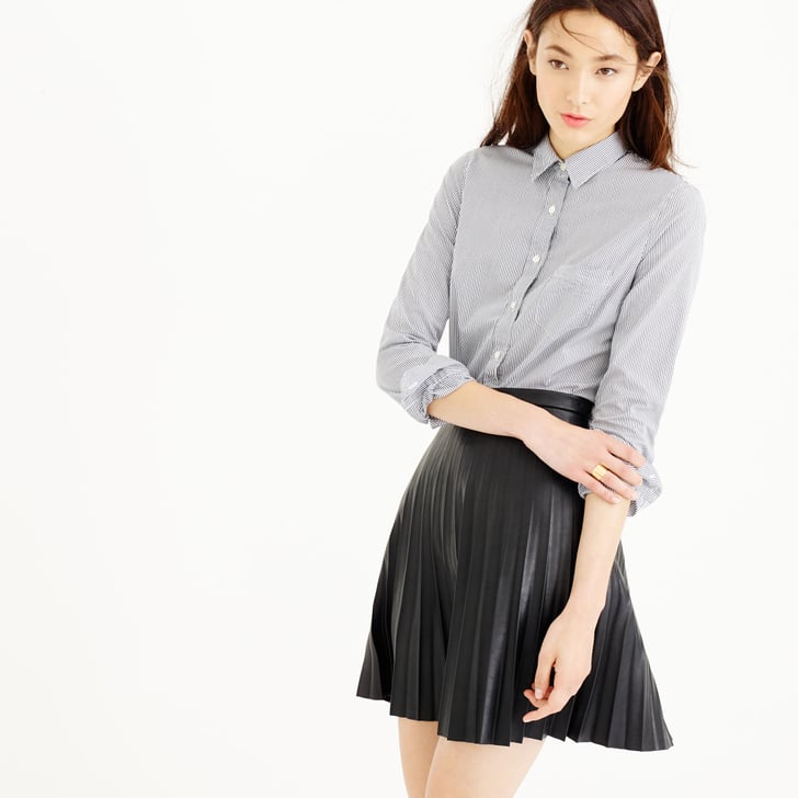 J.Crew Boy Shirt in End to End Cotton ($70) | J.Crew's Layered Collar ...