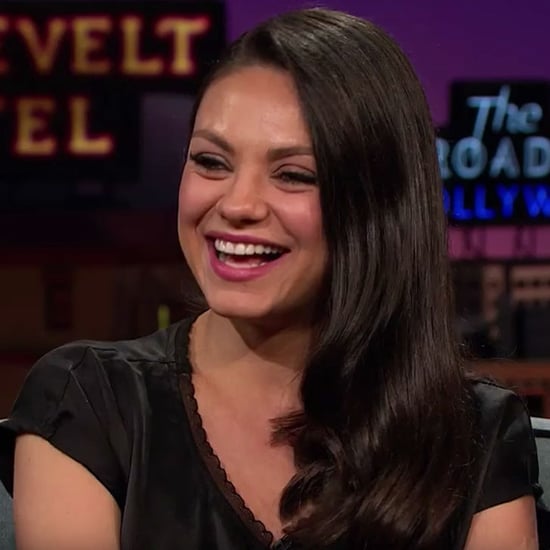 Mila Kunis Talks About Ashton Kutcher on James Corden Video