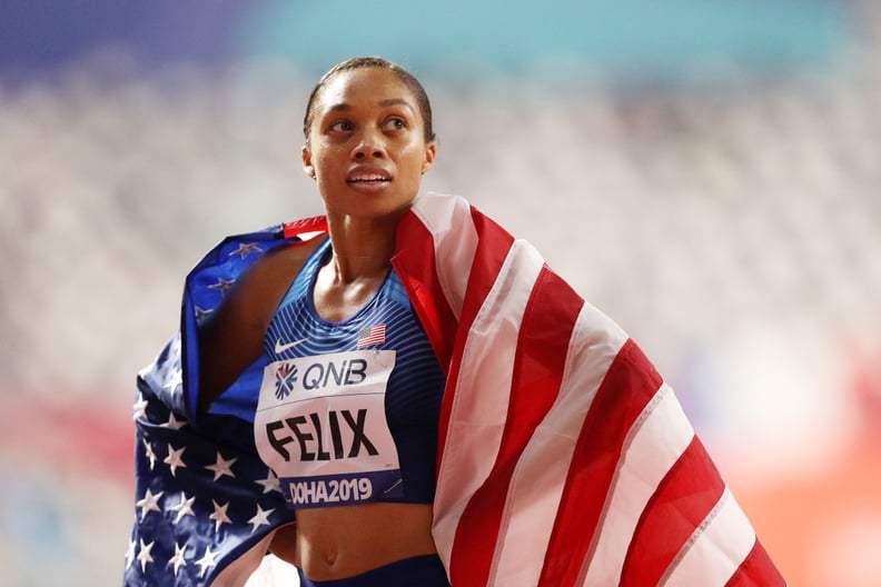 Allyson Felix Topples a World Record 10 Months After Giving Birth