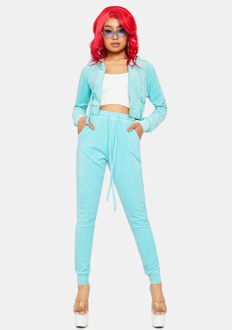 Dolls Kill Forever an Icon Velour Tracksuit Set