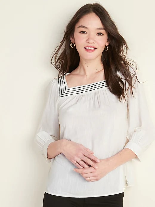 Old Navy Relaxed Square-Neck Top