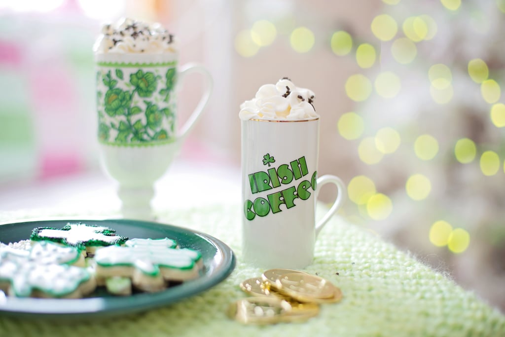St. Patrick's Day Zoom Background: Irish Coffee