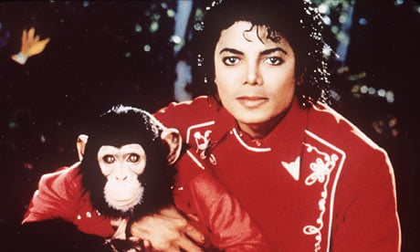 In 1985, Michael rescued a 3-year-old chimp and named him Bubbles. The two were inseparable for years.