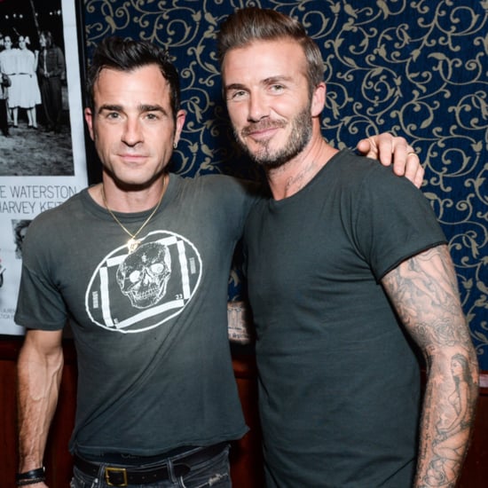 David Beckham Justin Theroux Outlaws Party Pictures