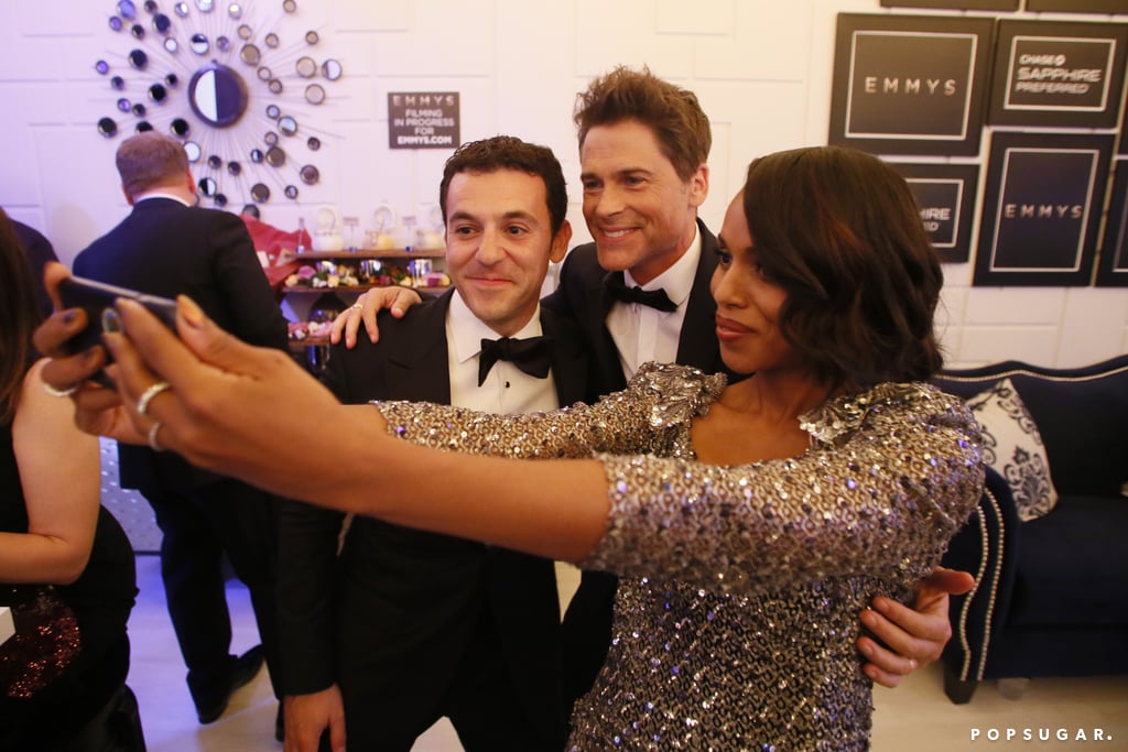 Fred Savage, Rob Lowe, and Kerry Washington