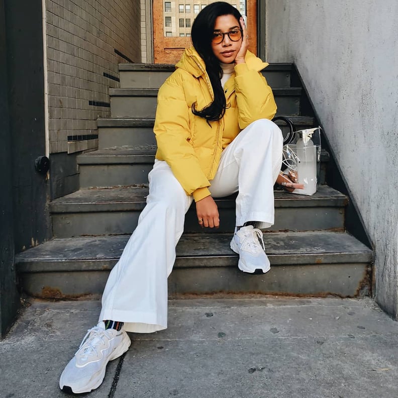 Outfits with yellow sneakers shop