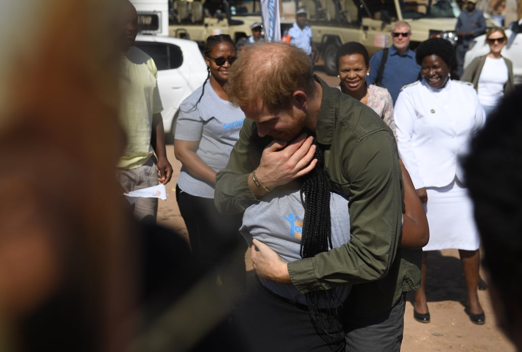 Prince Harry and Meghan Markle Hugging on South Africa Tour