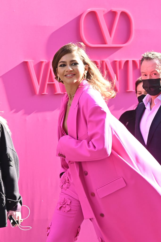 Zendaya Attends Valentino During Paris Fashion Week