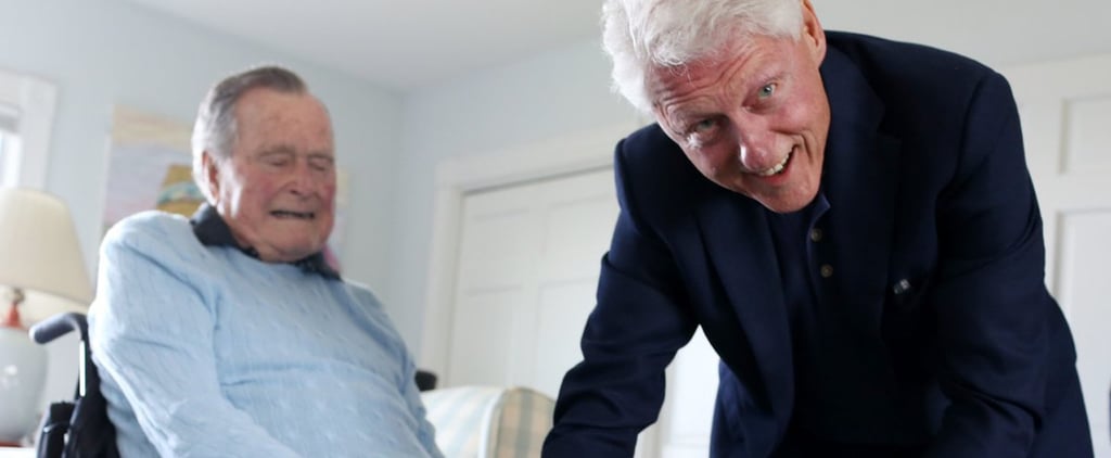 Bill Clinton Visits George H.W. Bush June 2018