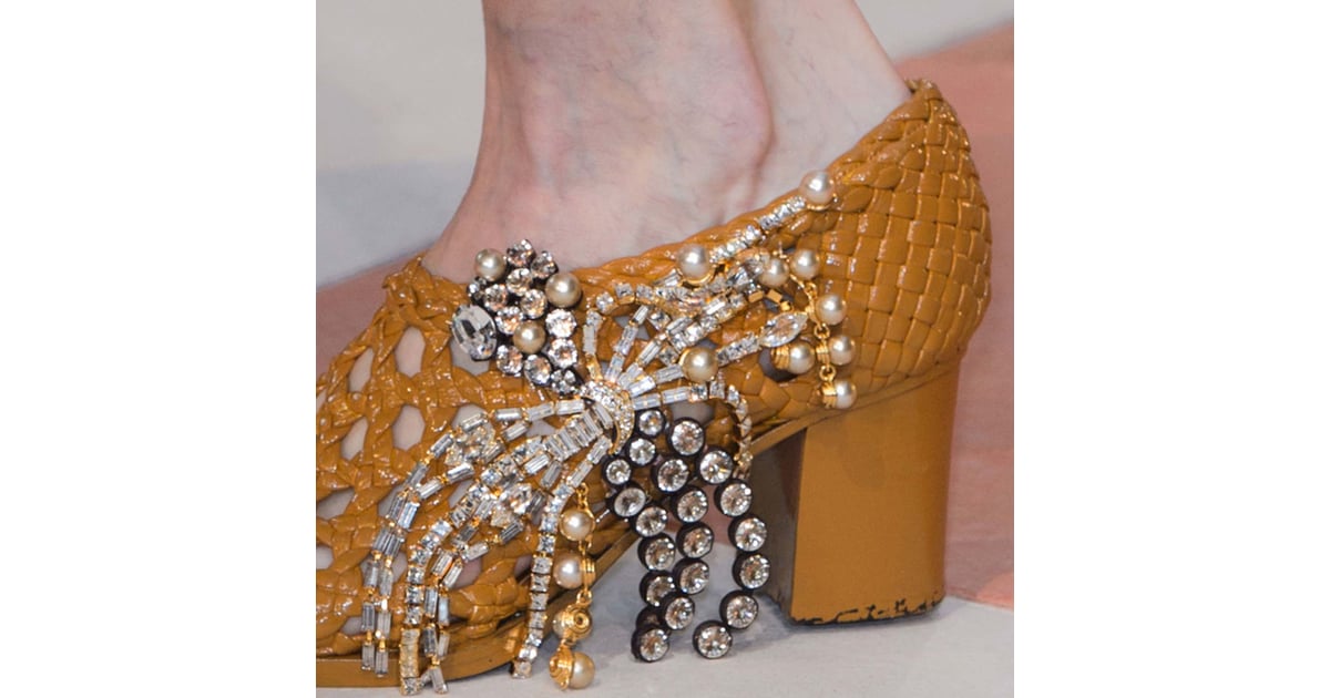 Embellishments Fall Shoe Trends 2015 Runway POPSUGAR Fashion Photo 75