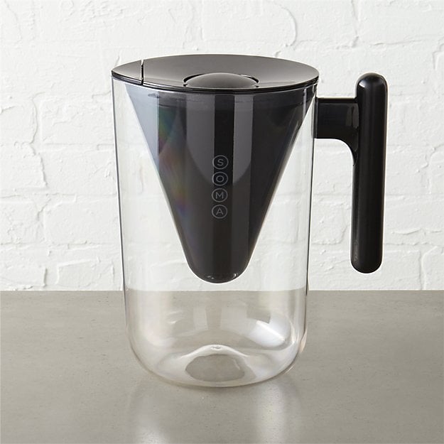 Soma Black Water Pitcher