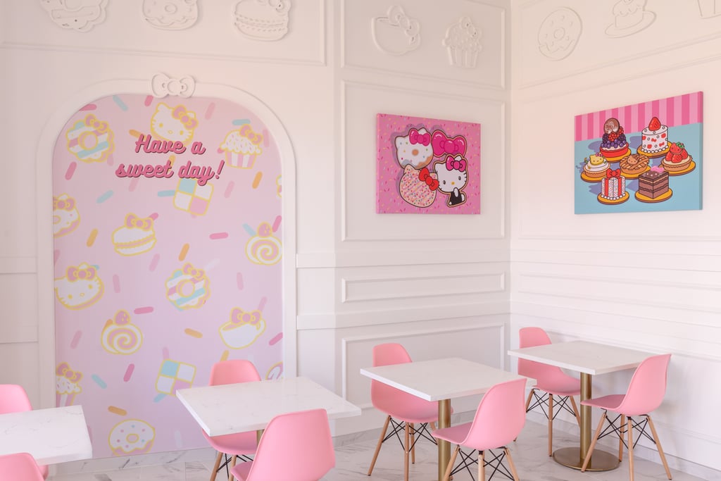 The main cafe's seating accommodates up to 12 visitors.
