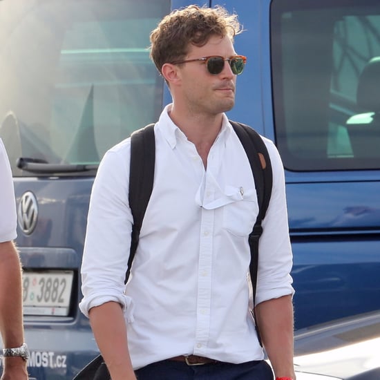 Jamie Dornan in Prague Pictures August 2015