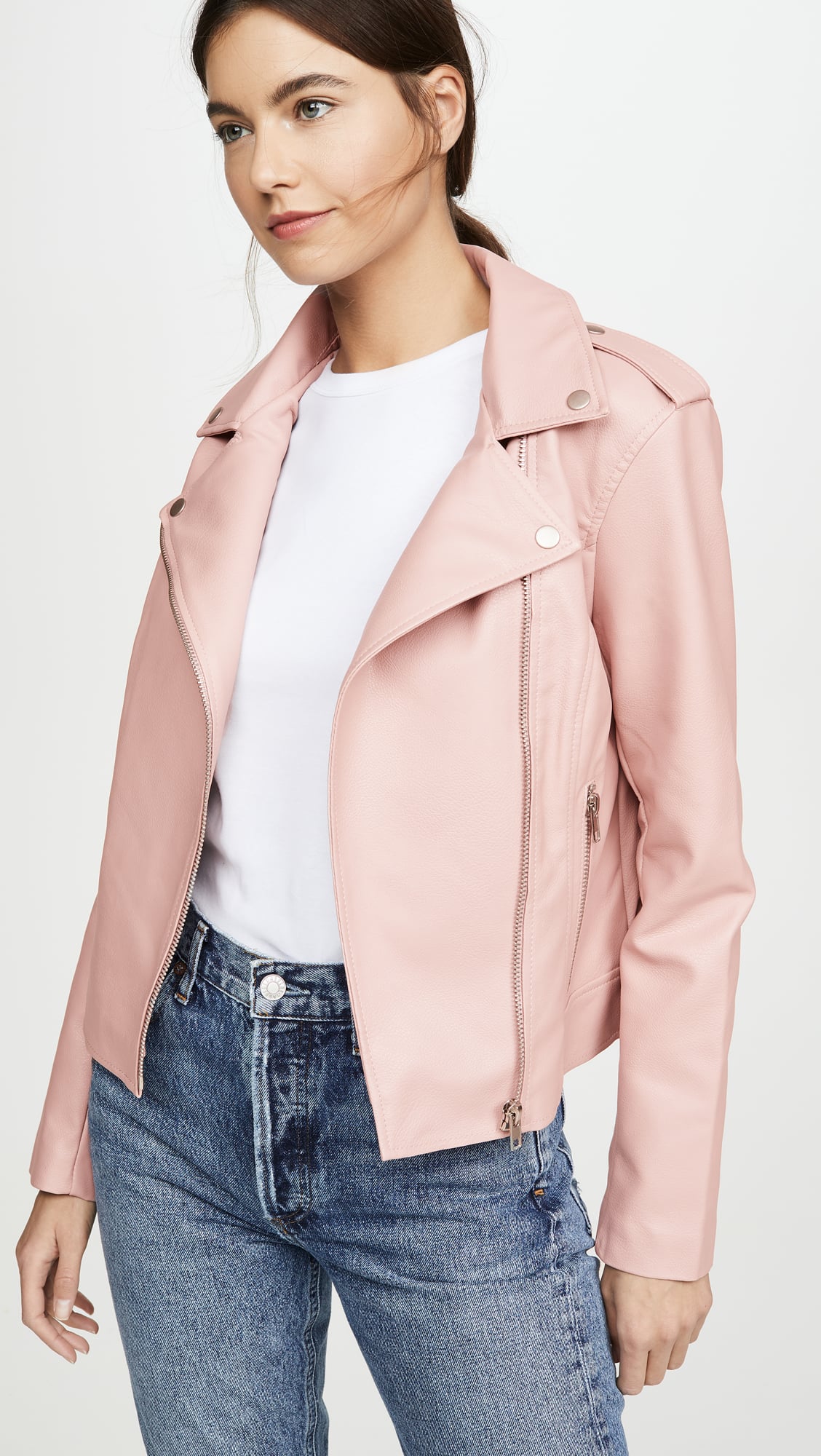 Bb dakota just top ride faux leather jacket
