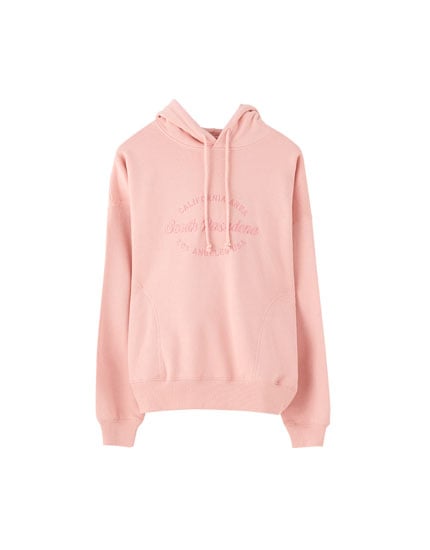 Pull&Bear Pink "South Pasadena" Sweatshirt