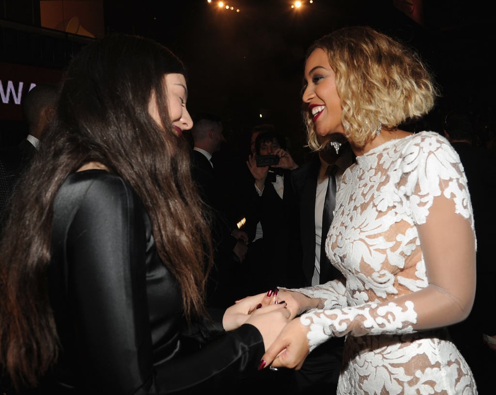 After Lorde's big wins at the Grammys, Beyoncé congratulated her. Yes, it was when Queen Bee met Queen Bey.