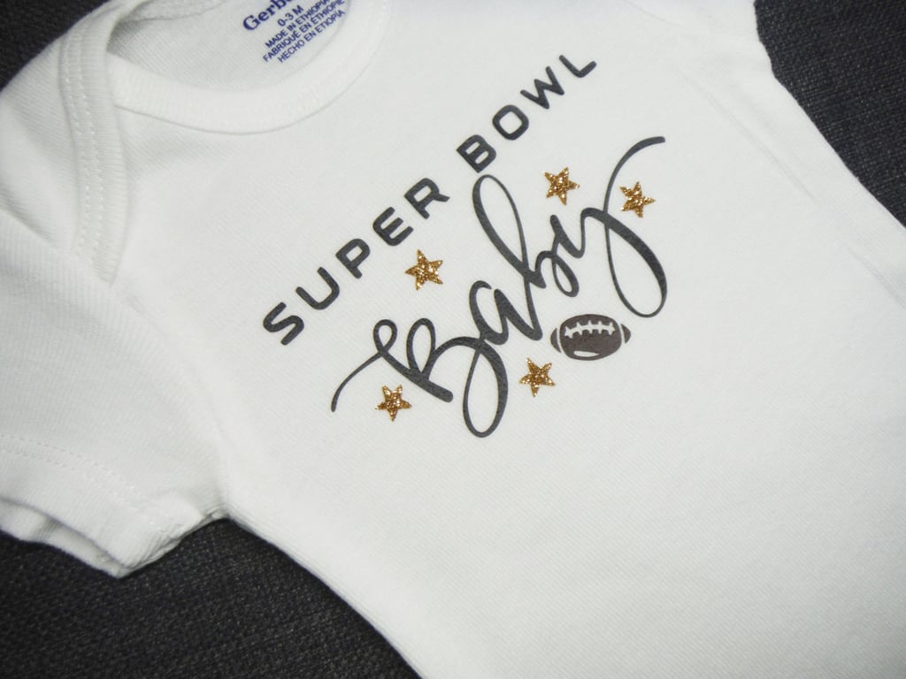 Super Bowl Baby Onesie