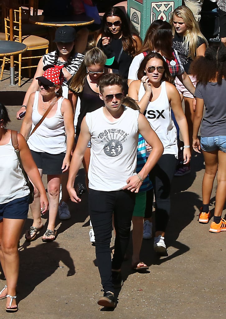 Beckham Family at Disneyland August 2015
