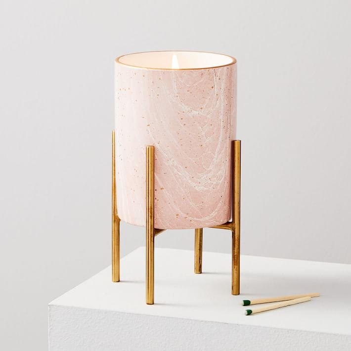 West Elm Modern Elements Candle On Stand