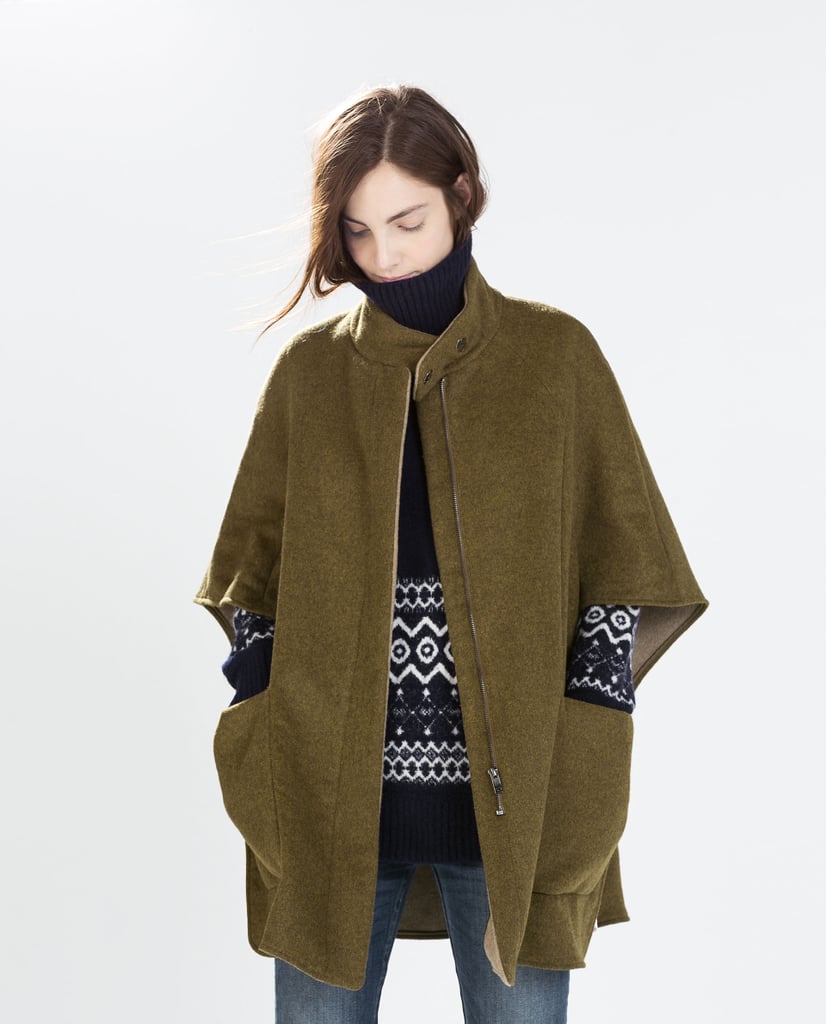 Zara Wool Cape ($169) | Fall Coat Trends 2014 | POPSUGAR Fashion Photo 13