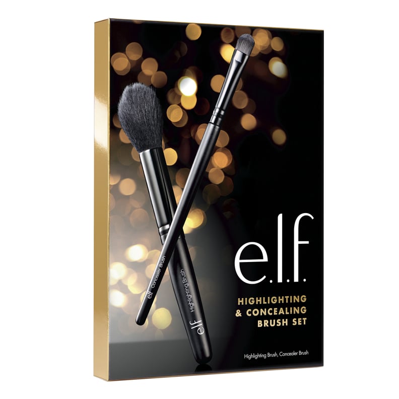 ELF Holiday Highlighting & Concealing Duo Brush Set