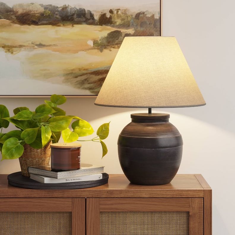 Large Ceramic Table Lamp Black - Threshold™