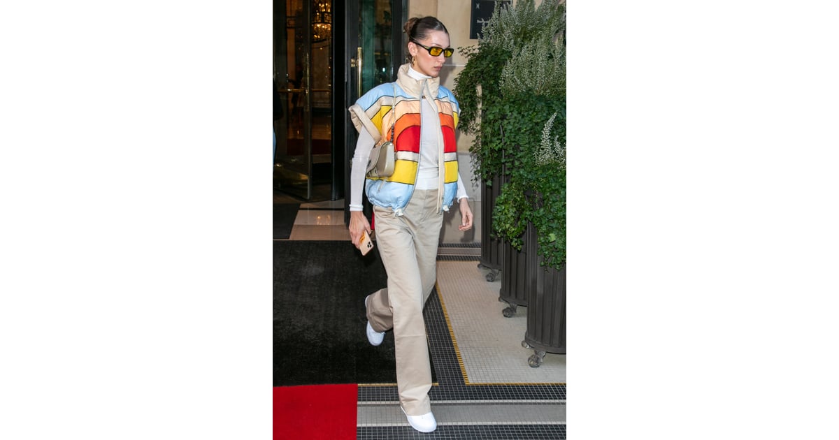 Bella Hadid's Street Style at Paris Fashion Week, The Supermodels Provided  Us With Serious Street Style This Fashion Month