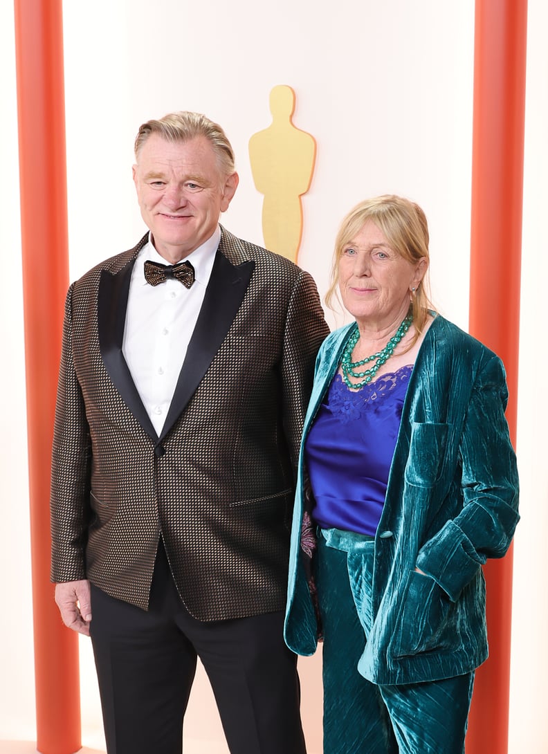 Brendan and Mary Gleeson at the 2023 Oscars