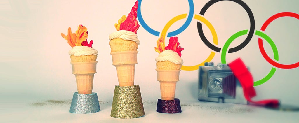 Olympic Torch Cupcakes Recipe | Video